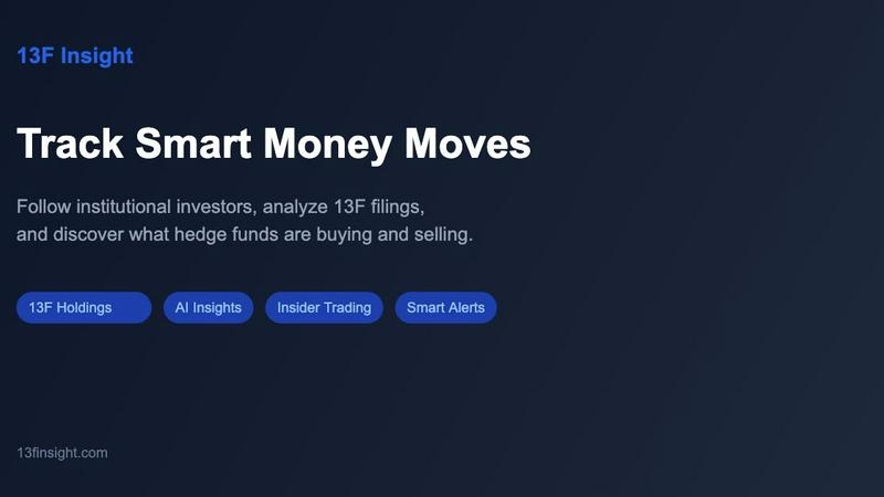 13F Insight - product for Analytics & Data