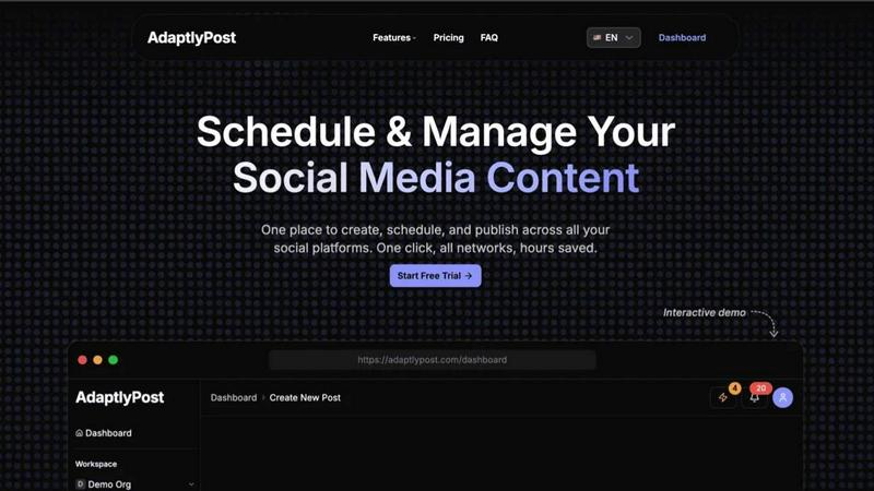 AdaptlyPost screenshot