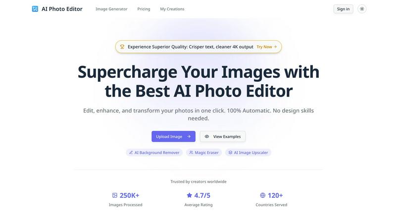 AI Photo Editor - Free Online AI Image Editor  - product for Design Tools