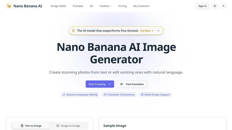 Nano Banana AI — AI Image Generator & Editor - product for productivity
