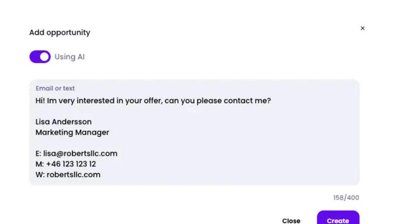 Customer Connect CRM - product for productivity