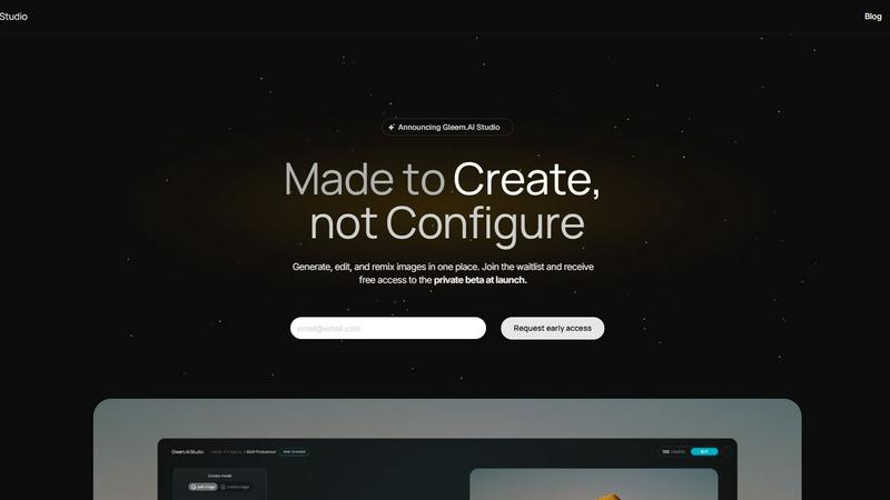 Gleem.AI Studio application interface and features