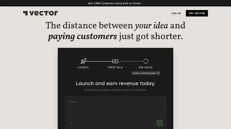 Vector application interface and features
