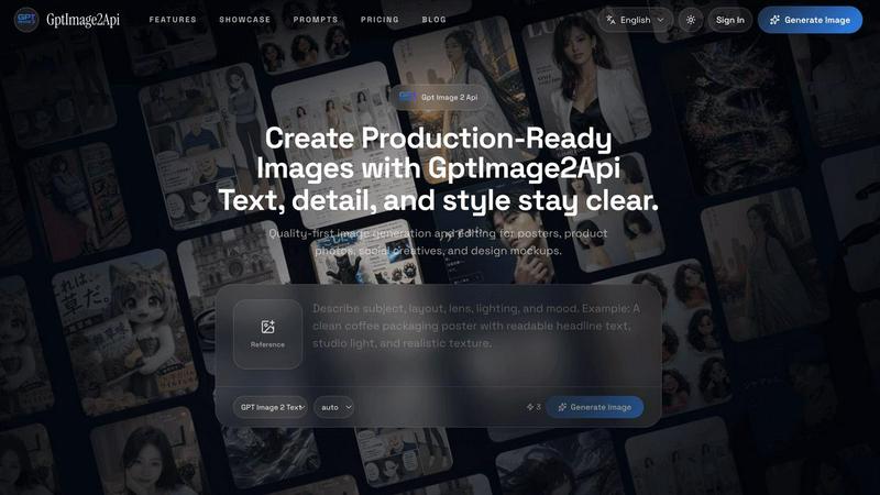 GPT Image 2 API - product for APIs