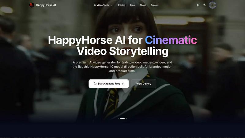 HappyHorse AI application interface and features