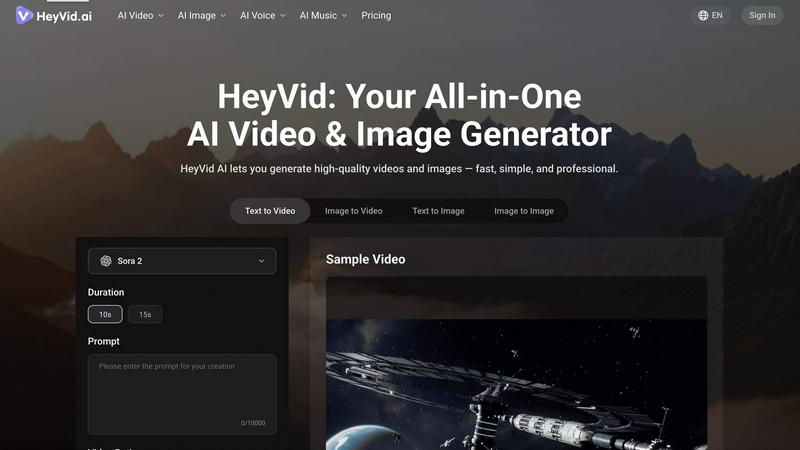 HeyVid screenshot