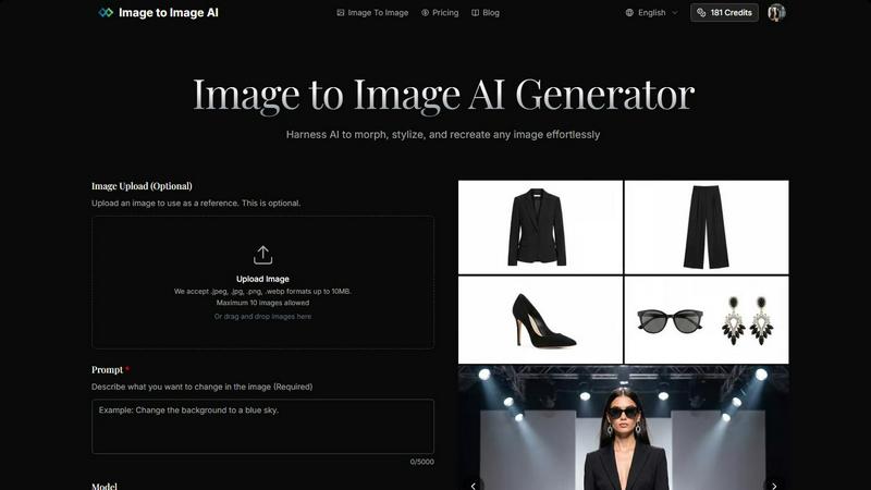 Image to Image AI - product for productivity