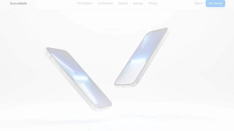 Iphone Phone House application interface and features