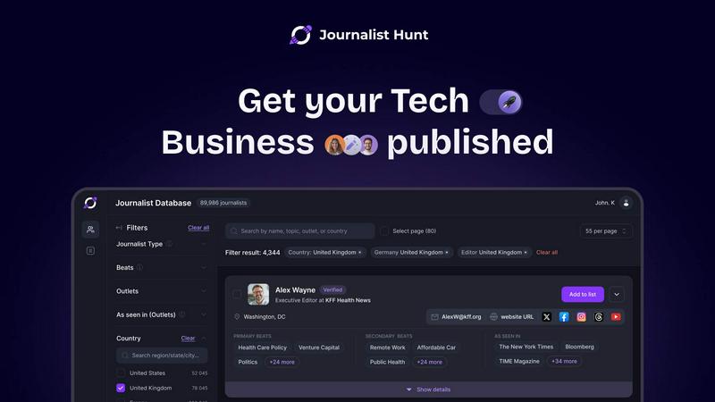 Journalist Hunt