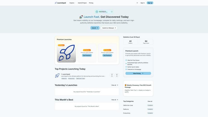 Launchpad - product for productivity