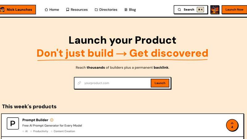 Nick Launches application interface and features
