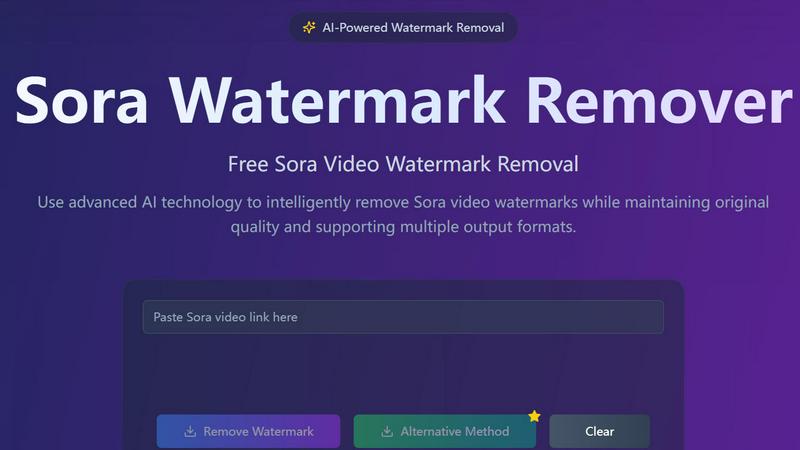Sora Watermark Remover - product for productivity