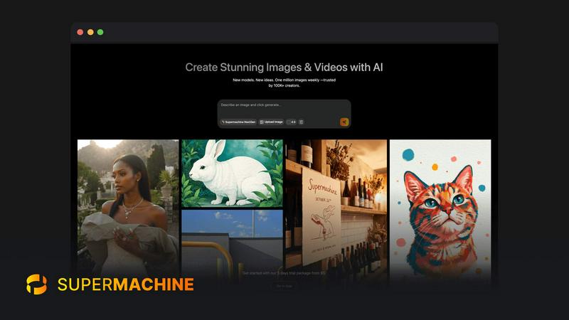 Supermachine - product for Image Generation