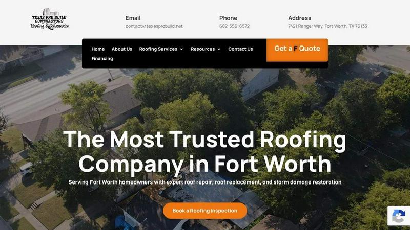 Texas Pro Build application interface and features