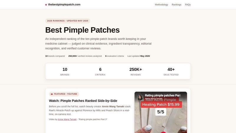 The Best Pimple Patch - product for Marketing