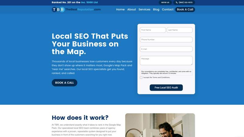 TBR Local application interface and features