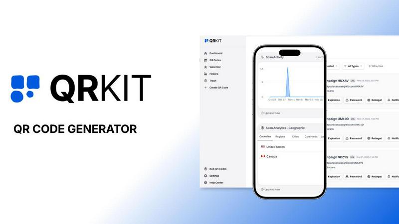 QRKit application interface and features