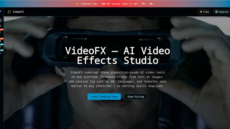 VideoFX Studio - product for Software