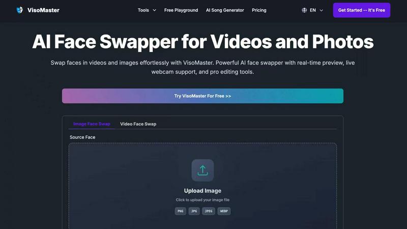 VisoMaster application interface and features