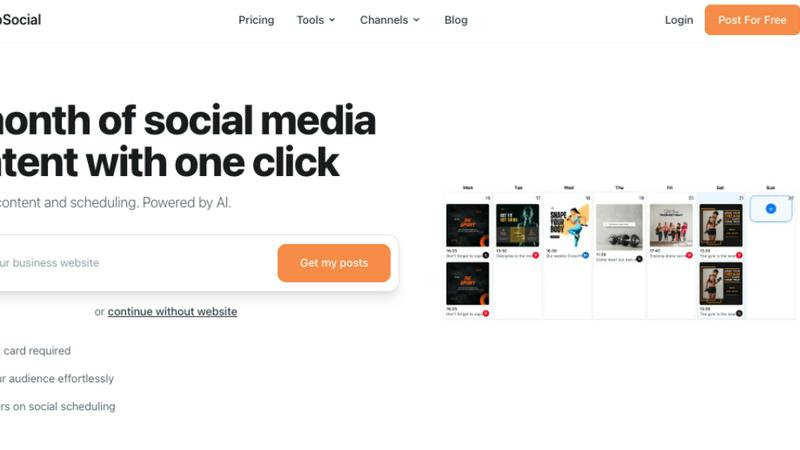 WoopSocial application interface and features