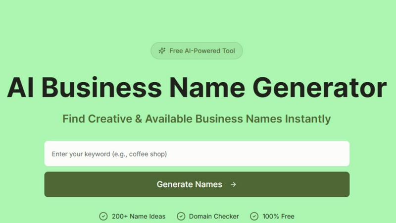 AI Business Name Generator - product for AI Assistants