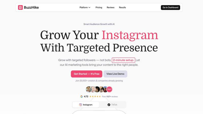 BuzzHike - product for Social Media