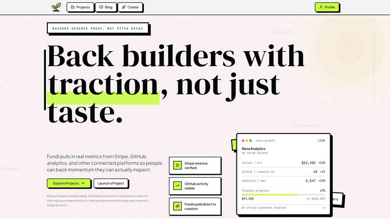 Fundl - product for Directories