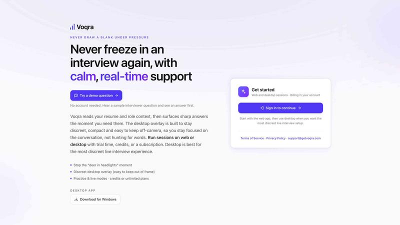 Voqra - product for AI Assistants
