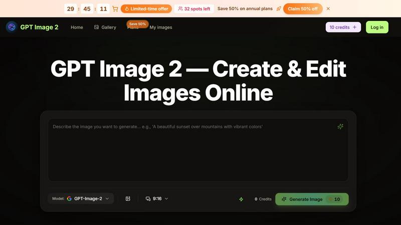 GPT Image 2 - product for Content Creation