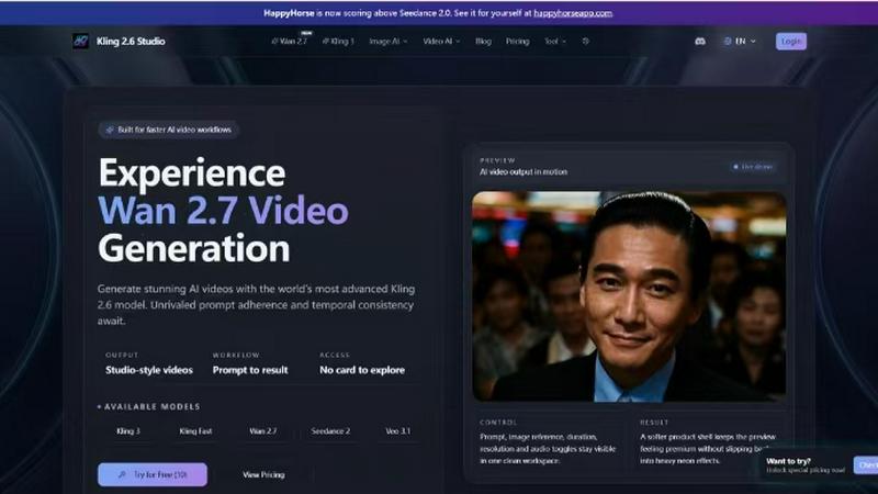 Kling 3.0 | 2.6 Studio