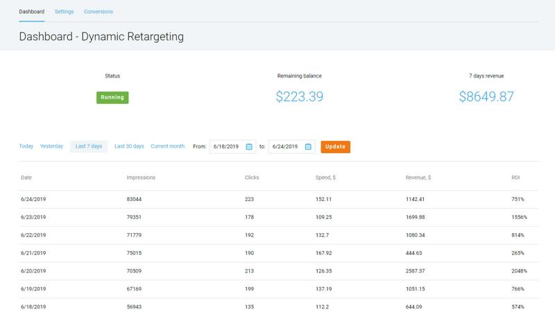 Rontar application interface and features