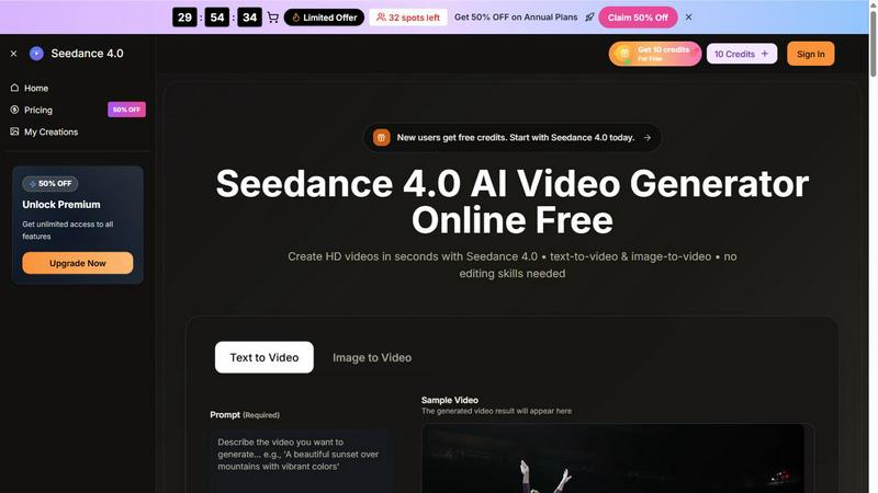 Seedance 4.0 AI Video Generator - product for Content Creation