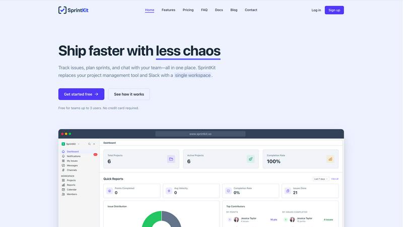 SprintKit application interface and features