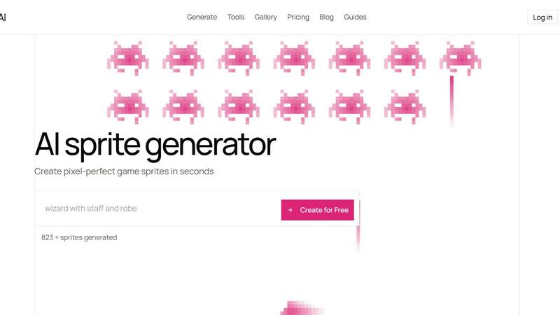 Sprite-AI application interface and features